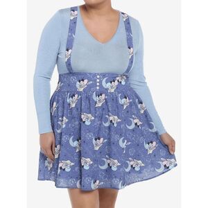 Sanrio Little Twin Stars Starry Night Sky Crescent Moon Skirt Plus Size L, XL
